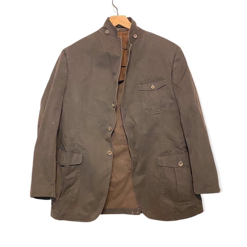 DKNY utility gray jacket 44R